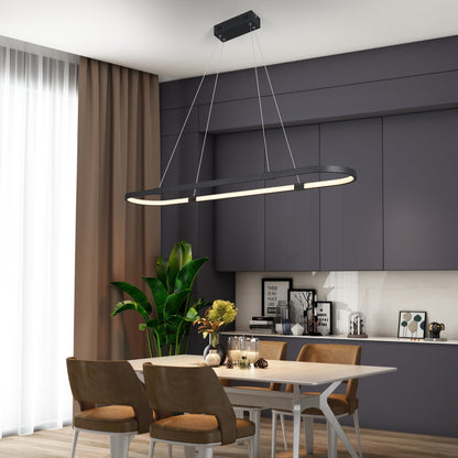 NEO Gleam Minimalist Modern Chandelier For Dining Room Kitchen Bar