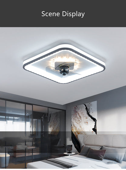 Invisible Ceiling Fan Led Light With Remote Control