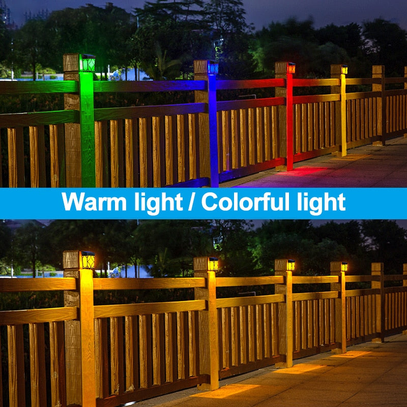 Vintage Solar Powered LED Wall Light Waterproof