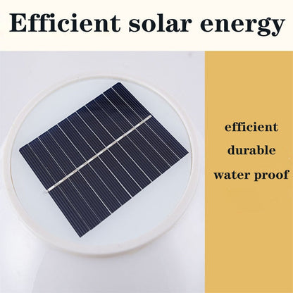 LED Round Ball Stainless Steel Solar Powered Lamp Outdoor IP65 Waterproof