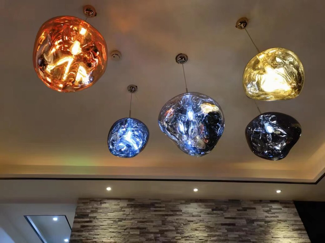 Led Lava Glass Pendant Lights