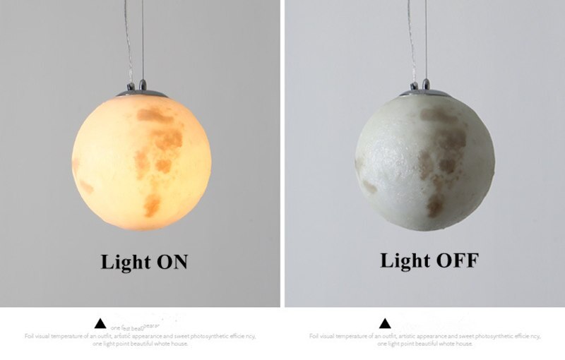 Nordic Modern Creative Full Moon Chandelier