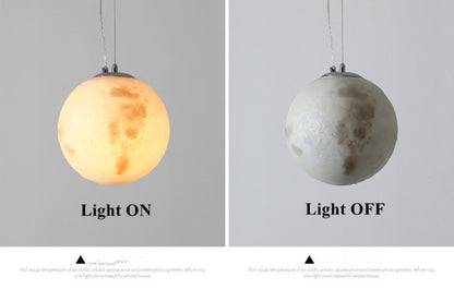 Nordic Modern Creative Full Moon Chandelier