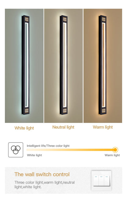 Waterproof Long Outdoor Wall LED Lighting IP65