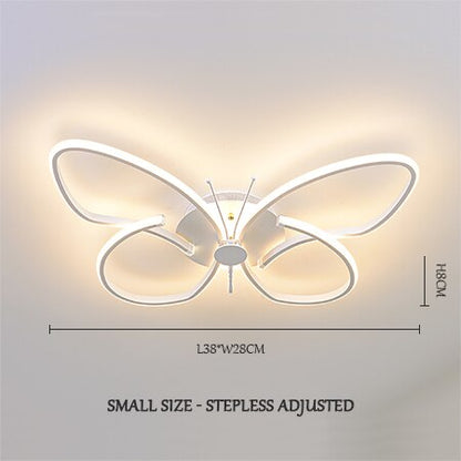 Modern LED Butterfly LED Ceiling Lamp Dimmable