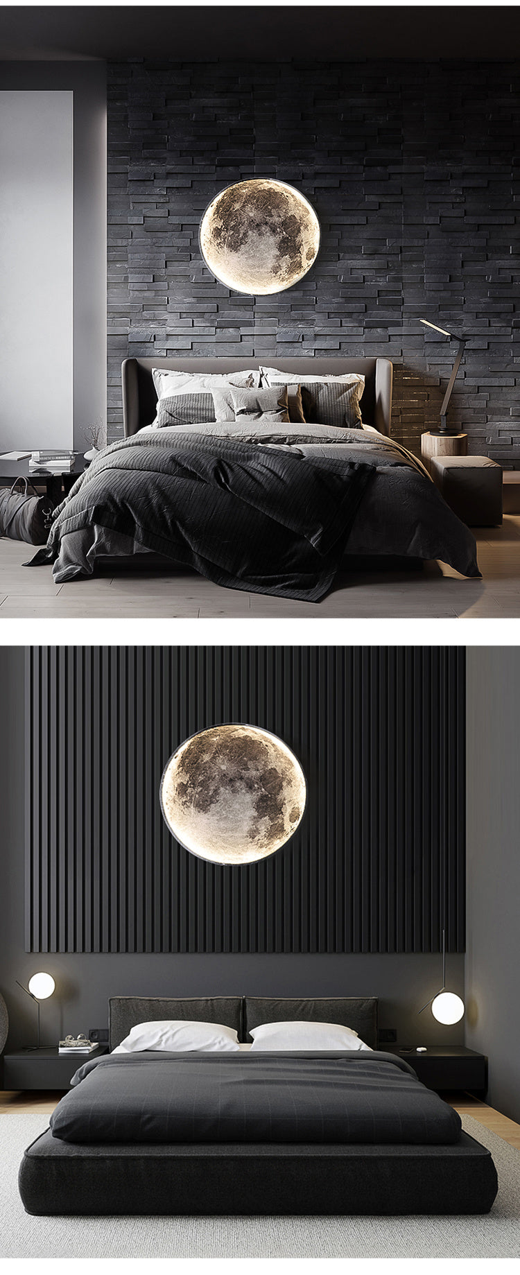 Moon LED Wall Light For Bedroom