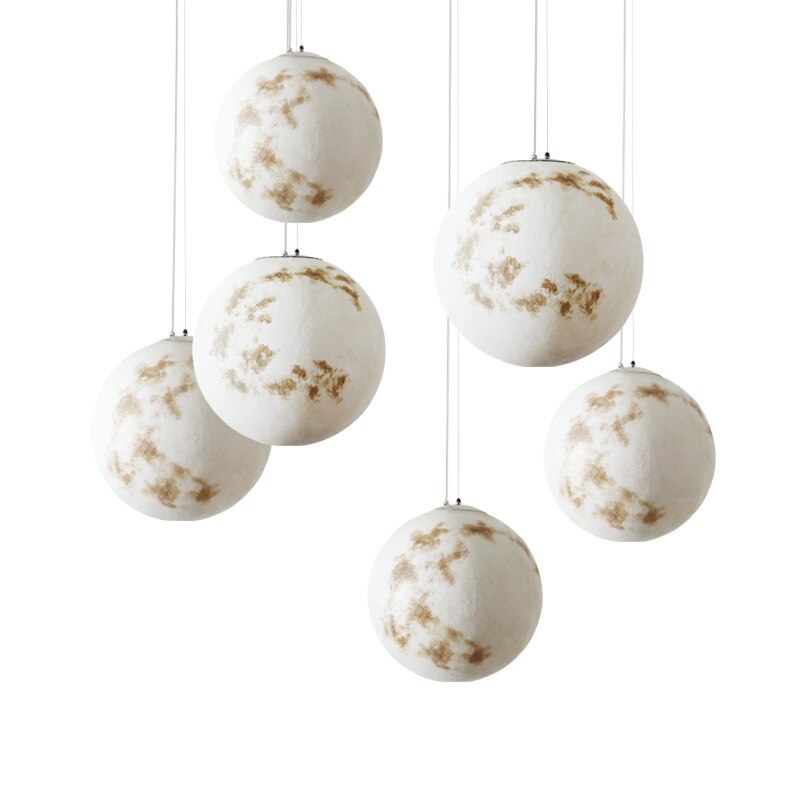 Nordic Modern Creative Full Moon Chandelier