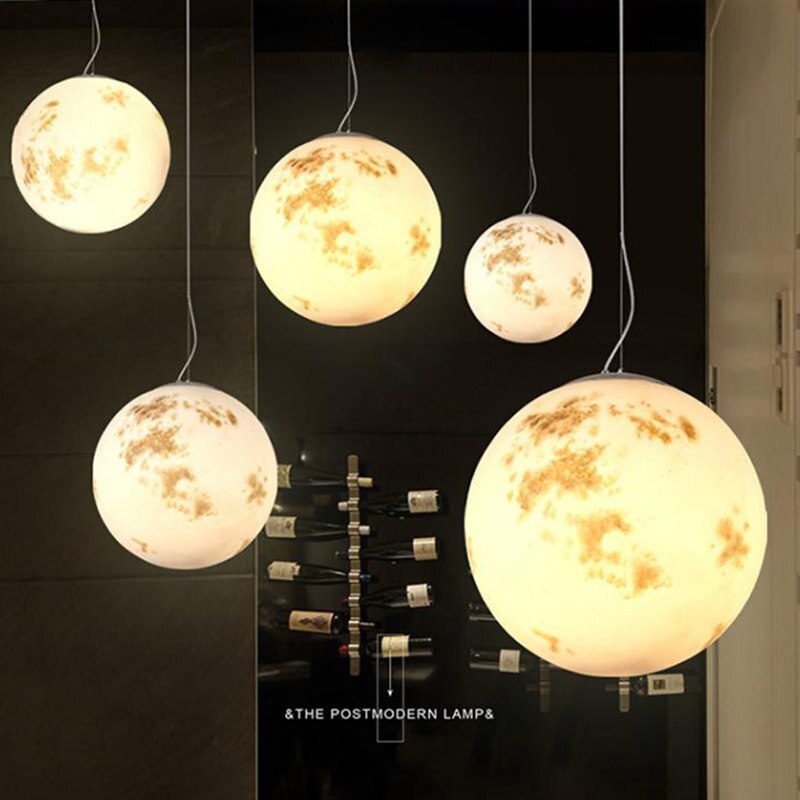 Nordic Modern Creative Full Moon Chandelier