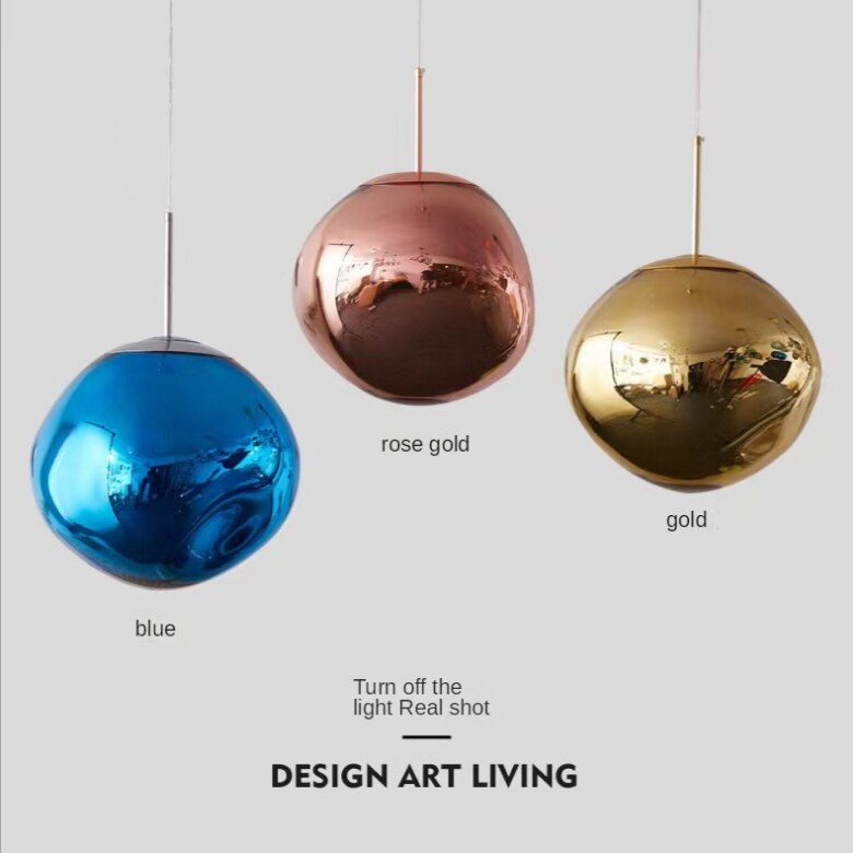 Led Lava Glass Pendant Lights