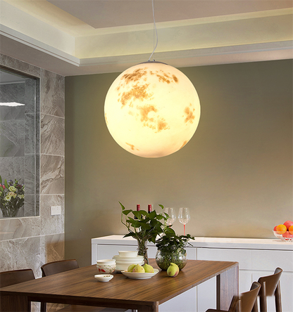 Nordic Modern Creative Full Moon Chandelier