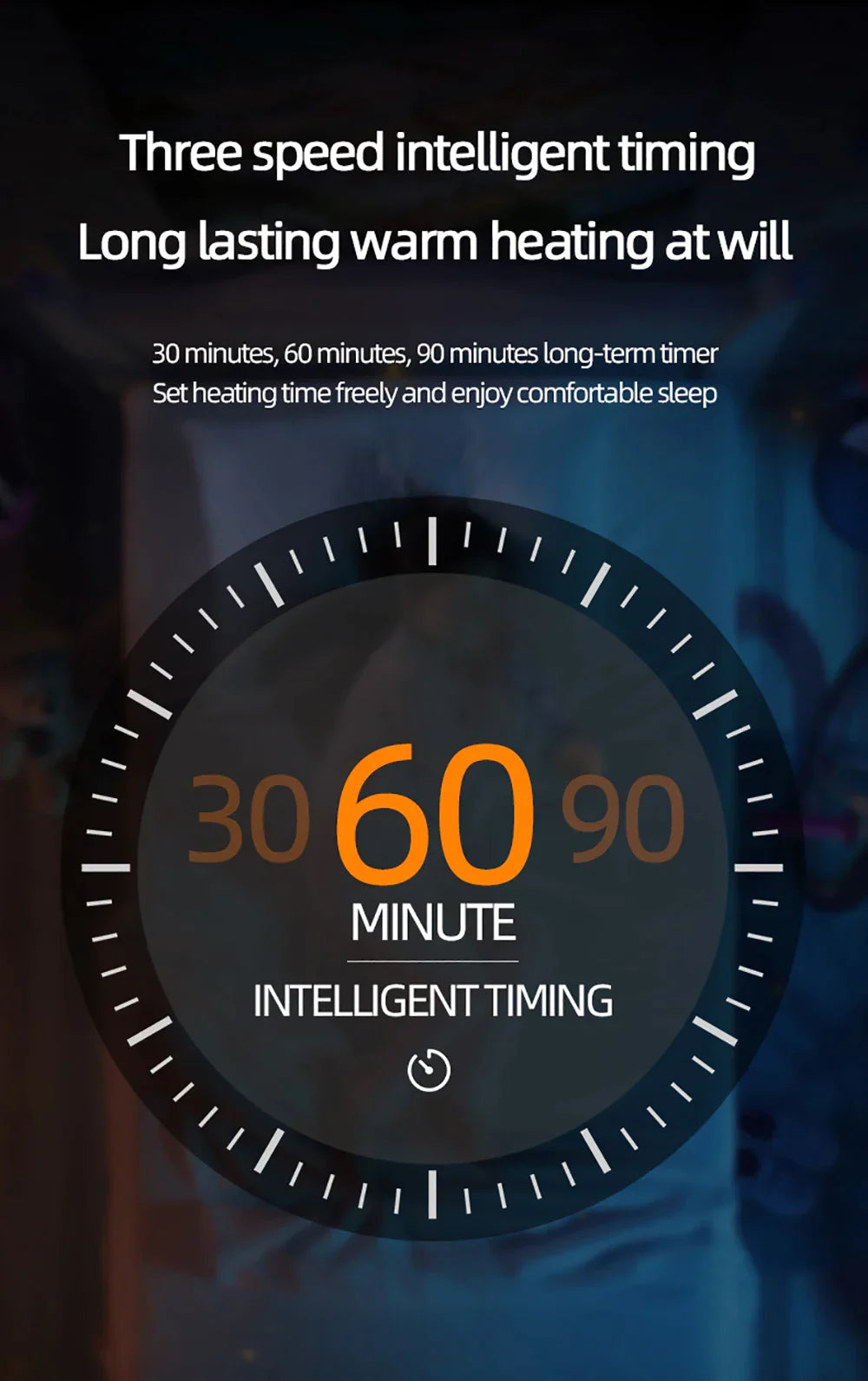 Fan Heater Portable 1200W Touch Screen With Remote Control and Timing