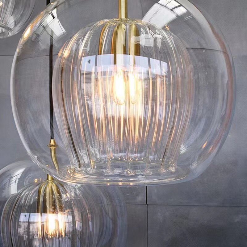 Nordic Modern Glass Pendant Light 3 Colour, DIA 15/20/25CM