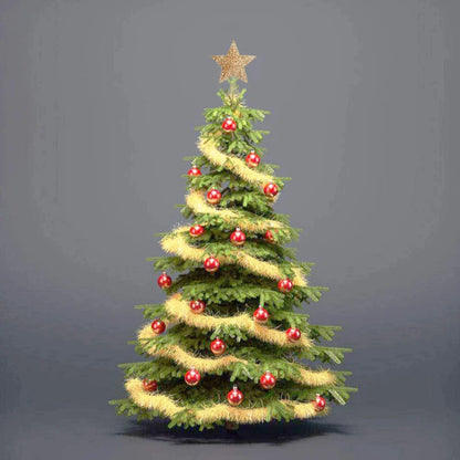 Gold Glitter Christmas Tree Topper Iron Star