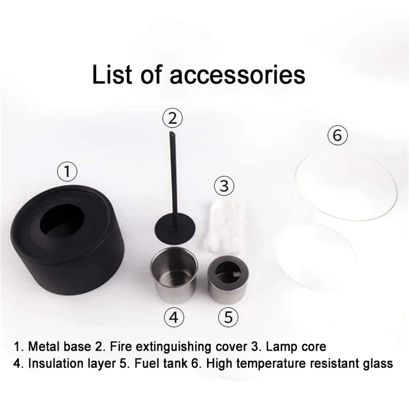 Tabletop Fireplace Everlasting Flame™ Oil Lamp