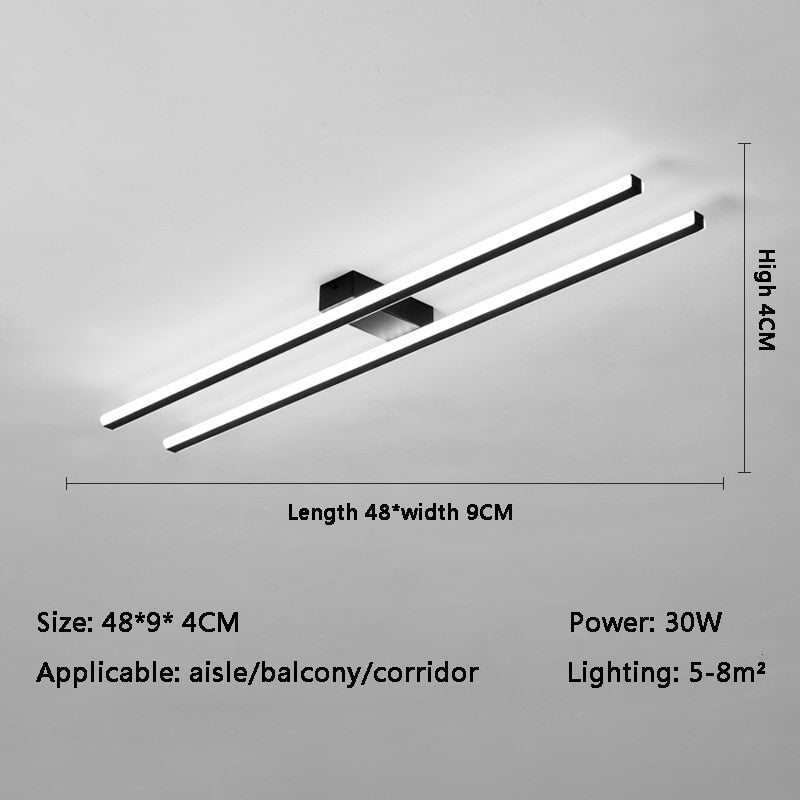 Hallway Corridor Staircase Nordic Lamp Long LED Ceiling Lights