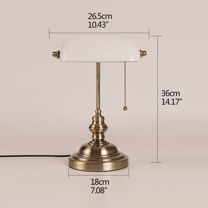 Vintage Banker Table Lamp on Sale