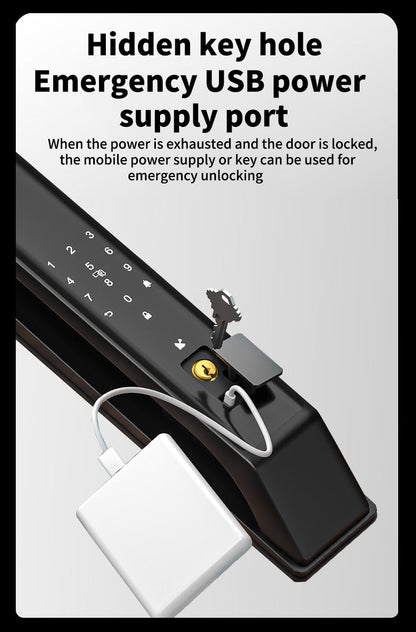 New Fingerprint Door Lock 3D Face Recognition Smart Door Lock