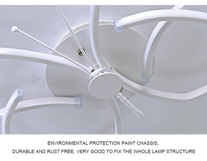 Modern LED Butterfly LED Ceiling Lamp Dimmable