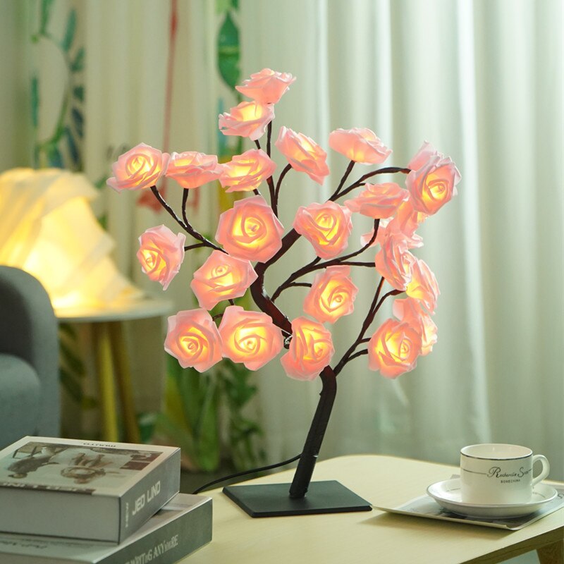 Art Decor LED Rose Tree Light Lamp