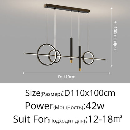 Nordic Minimalist Decoration Led Chandelier