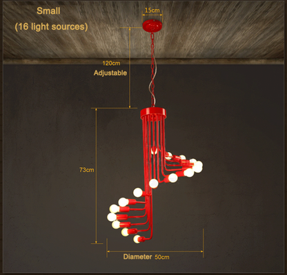 Nordic LED Lamps Living Room - Chandeliers