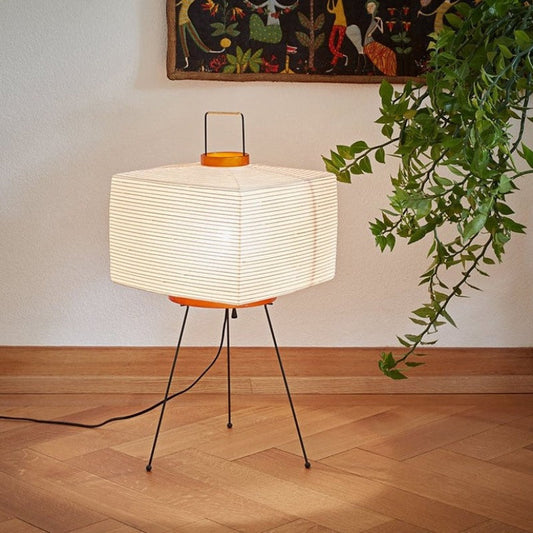 Japanese Creative Paper Tripod Floor Lamp