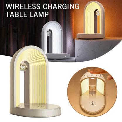 Atmosphere Desk Lamp With Wireless Charger & Bluetooth Speaker