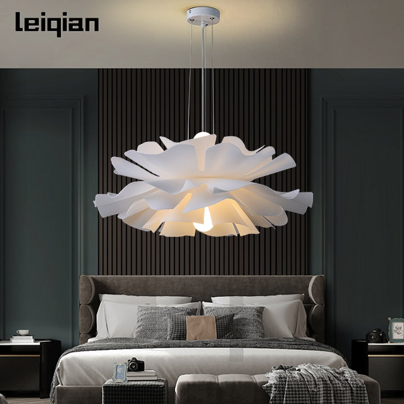 Petals Design Ceiling Bedroom Modern LED Chandelier on Sale
