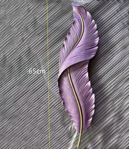 Led Feather Wall Lamp