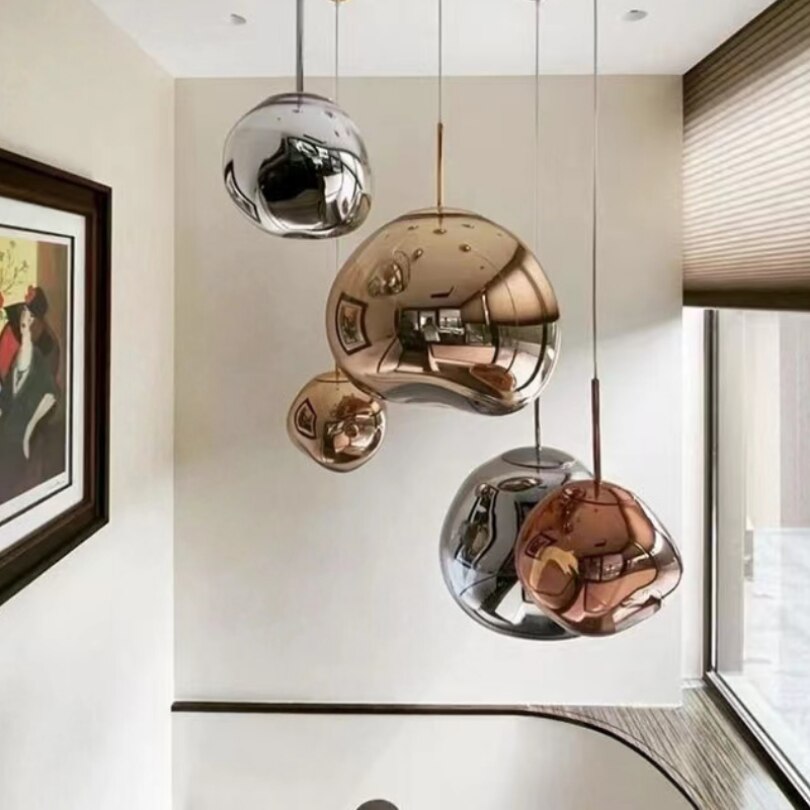 Led Lava Glass Pendant Lights