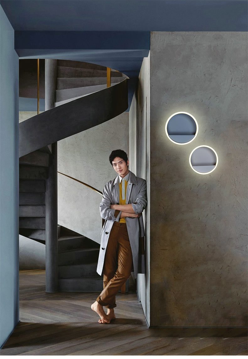 Macarone - Modern Nordic Round LED Wall Lamp