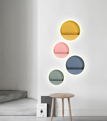 Macarone - Modern Nordic Round LED Wall Lamp