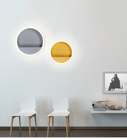 Macarone - Modern Nordic Round LED Wall Lamp