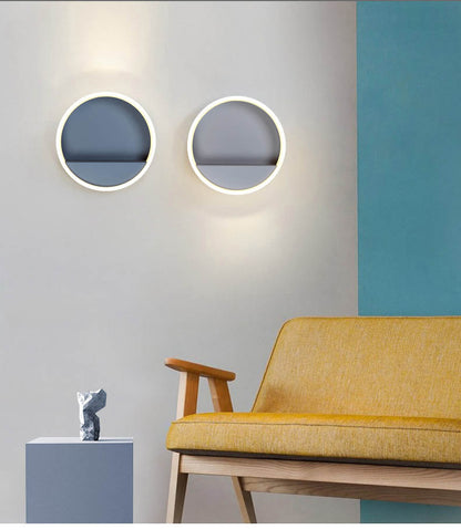 Macarone - Modern Nordic Round LED Wall Lamp