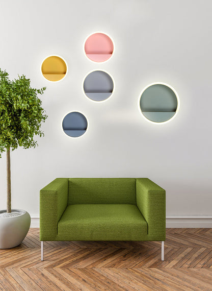 Macarone - Modern Nordic Round LED Wall Lamp
