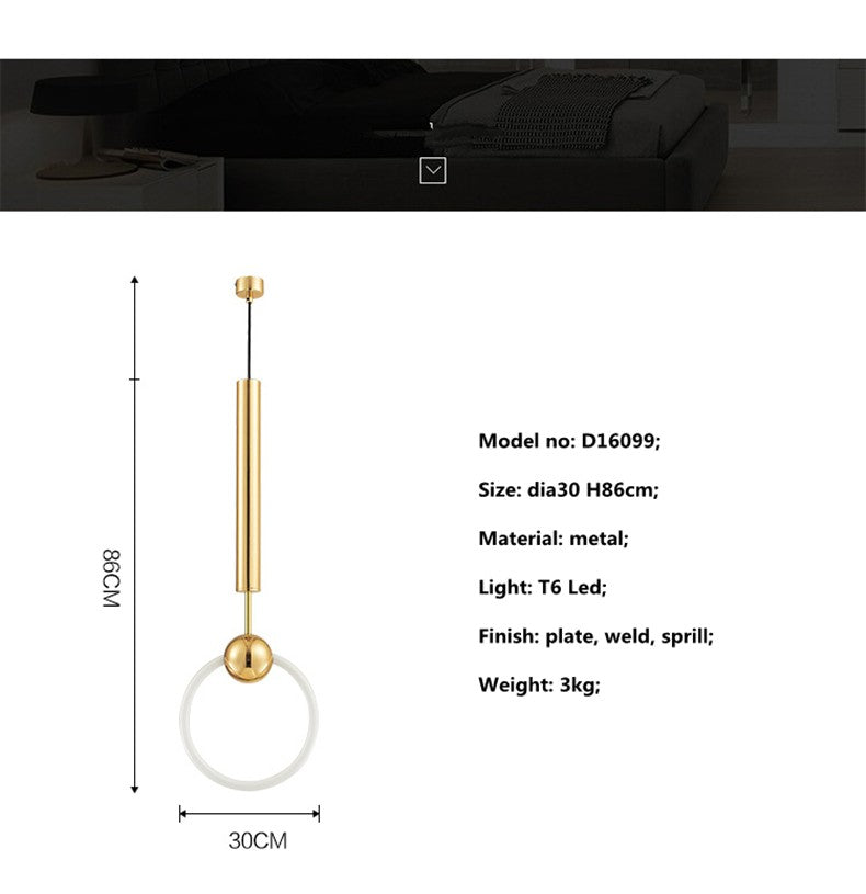 Floating LED Ring - Modern Chandelier - Suspension Lighting