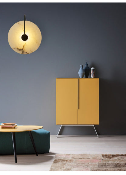 Lalula - Marble Circular Wall Lamp