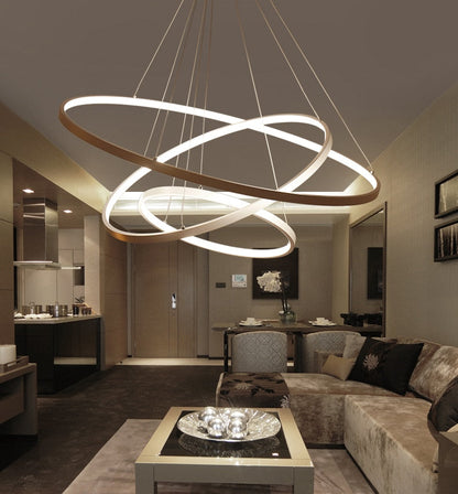 Modern Circular Ring Chandelier