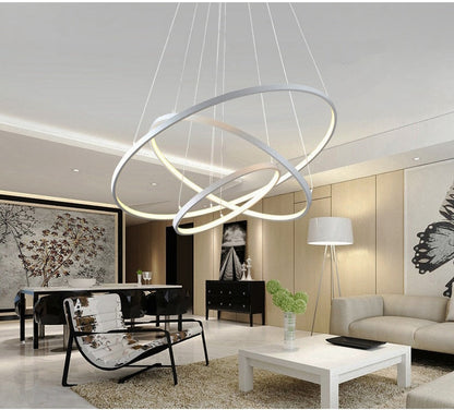 Modern Circular Ring Chandelier