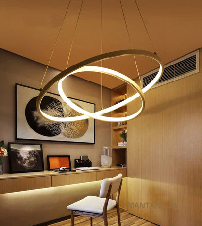 Indoor Modern Circular Ring Chandelier