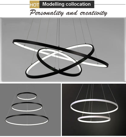 Indoor Modern Circular Ring Chandelier