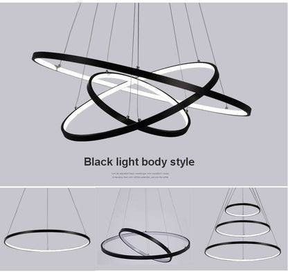 Indoor Modern Circular Ring Chandelier