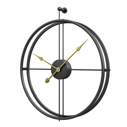 Silent Iron Wall Clock Modern Design