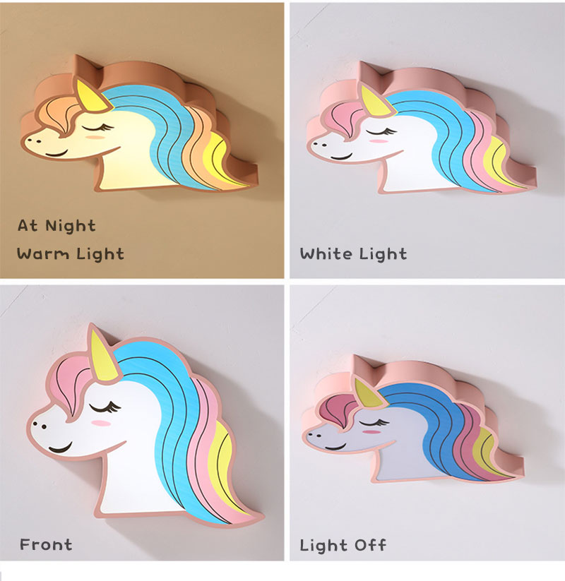 LED Unicorn Kids Room Light