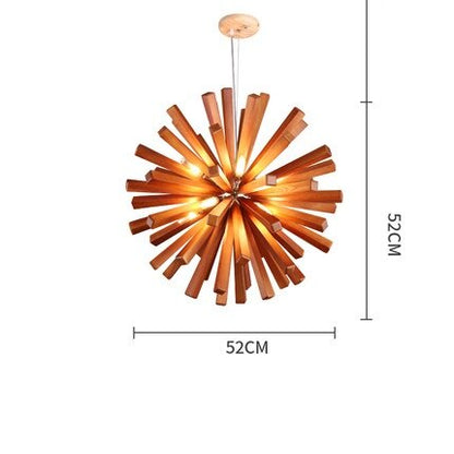 Burst - Wooden Pendant Light