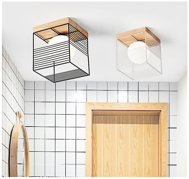 Escher - Vintage Cage Ceiling Lights