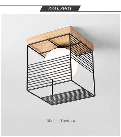 Escher - Vintage Cage Ceiling Lights