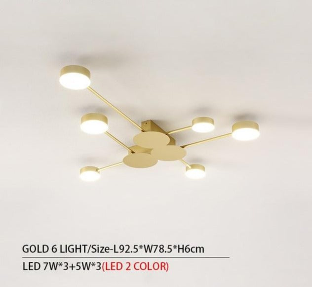 Drexel - Irregular Spoke Round Ceiling Light