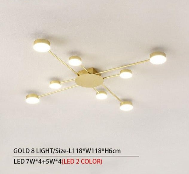 Drexel - Irregular Spoke Round Ceiling Light