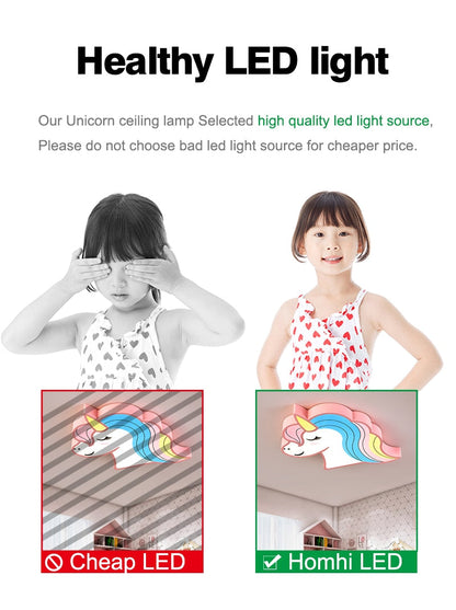 LED Unicorn Kids Room Light